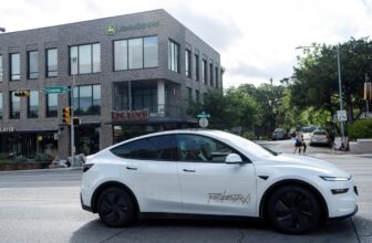 A Tesla robotaxi inexplicably drove right into a parked automobile