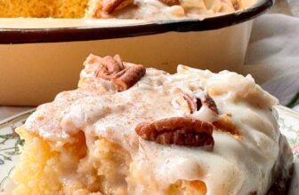 CINNAMON ROLL POKE CAKE – The Southern Girl Cooks