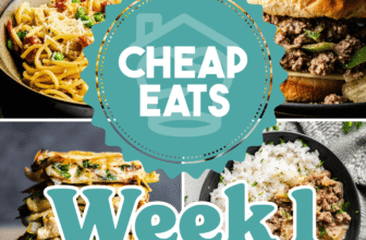 Low cost Eats Week 1 (Heat Climate)