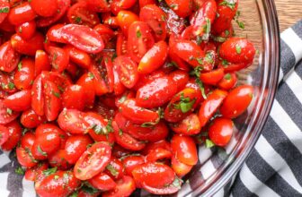 Marinated Tomatoes – Barefeet within the Kitchen